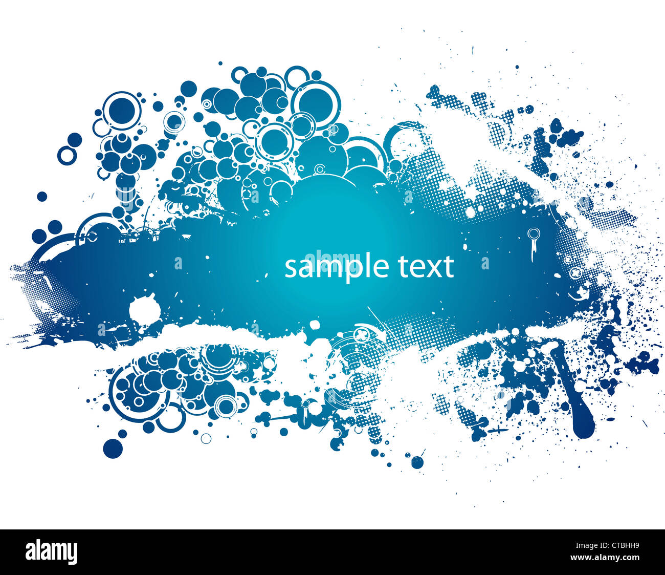 grunge vector with circles Stock Photo - Alamy
