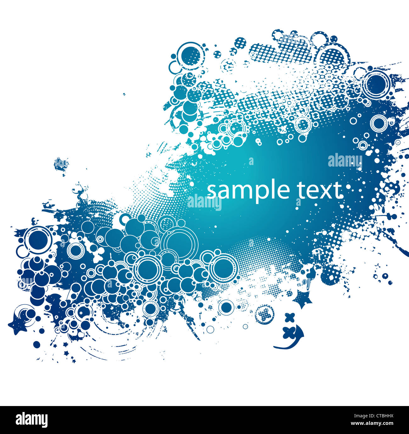 grunge vector with circles Stock Photo - Alamy