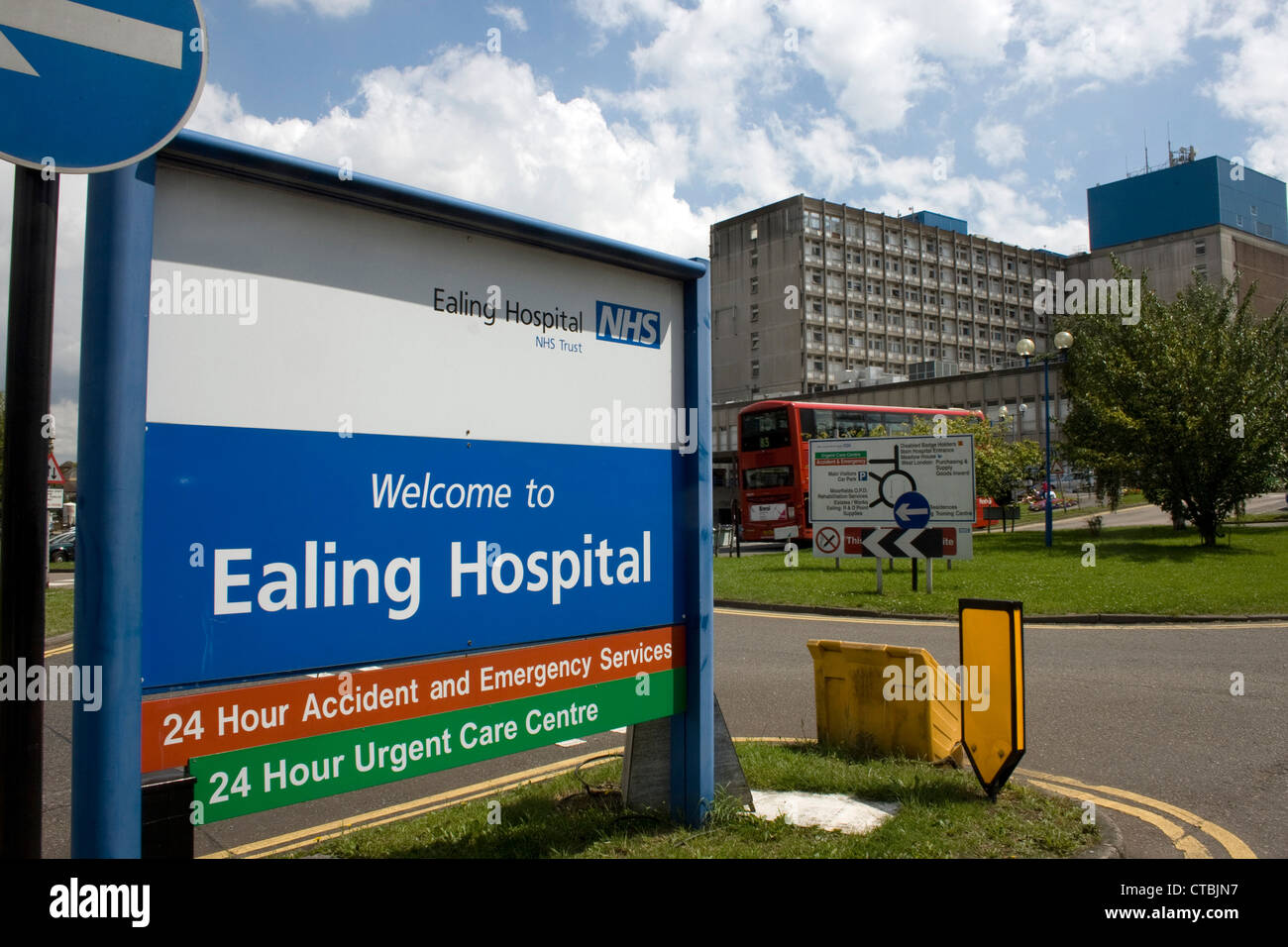 Ealing Hospital, West London Stock Photo