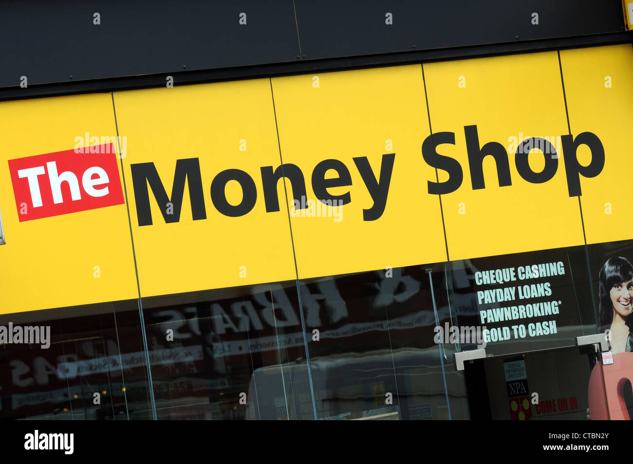 The Money Shop, UK Stock Photo