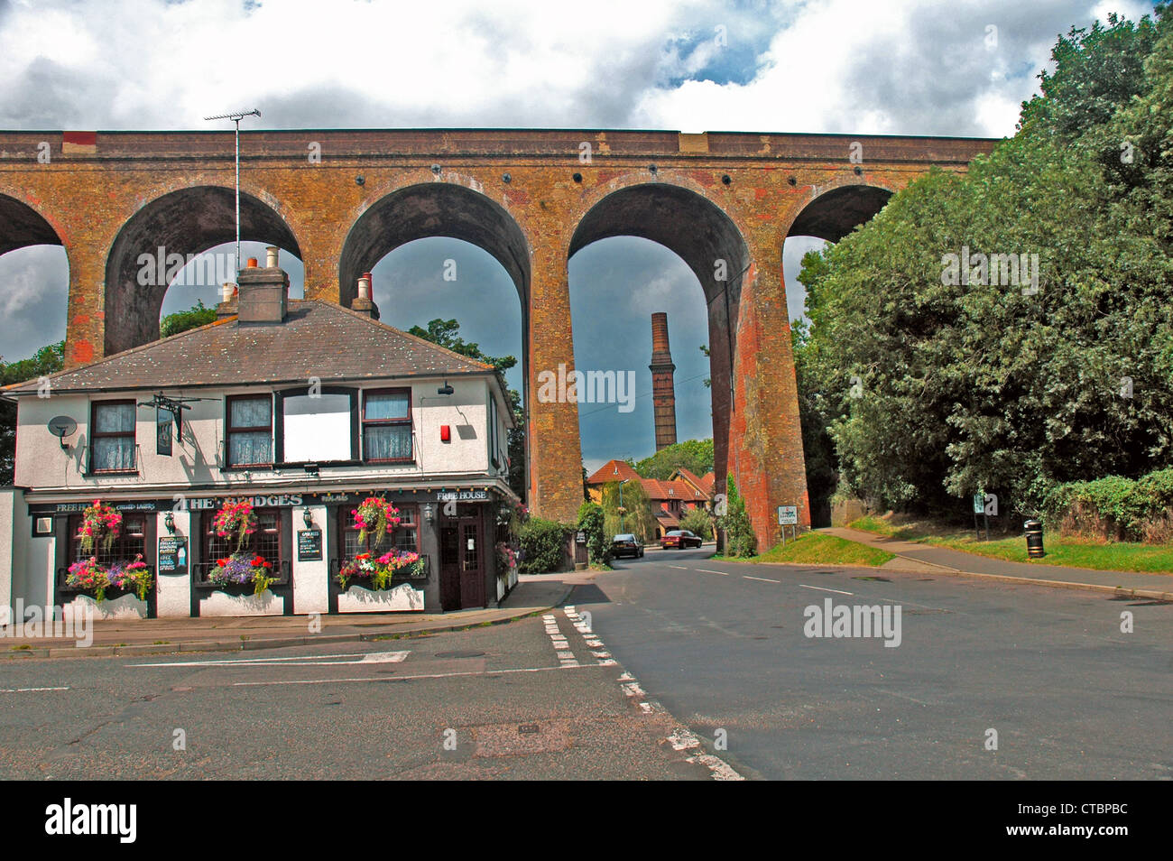 Viaduct in Horton Kirby Stock Photo Alamy