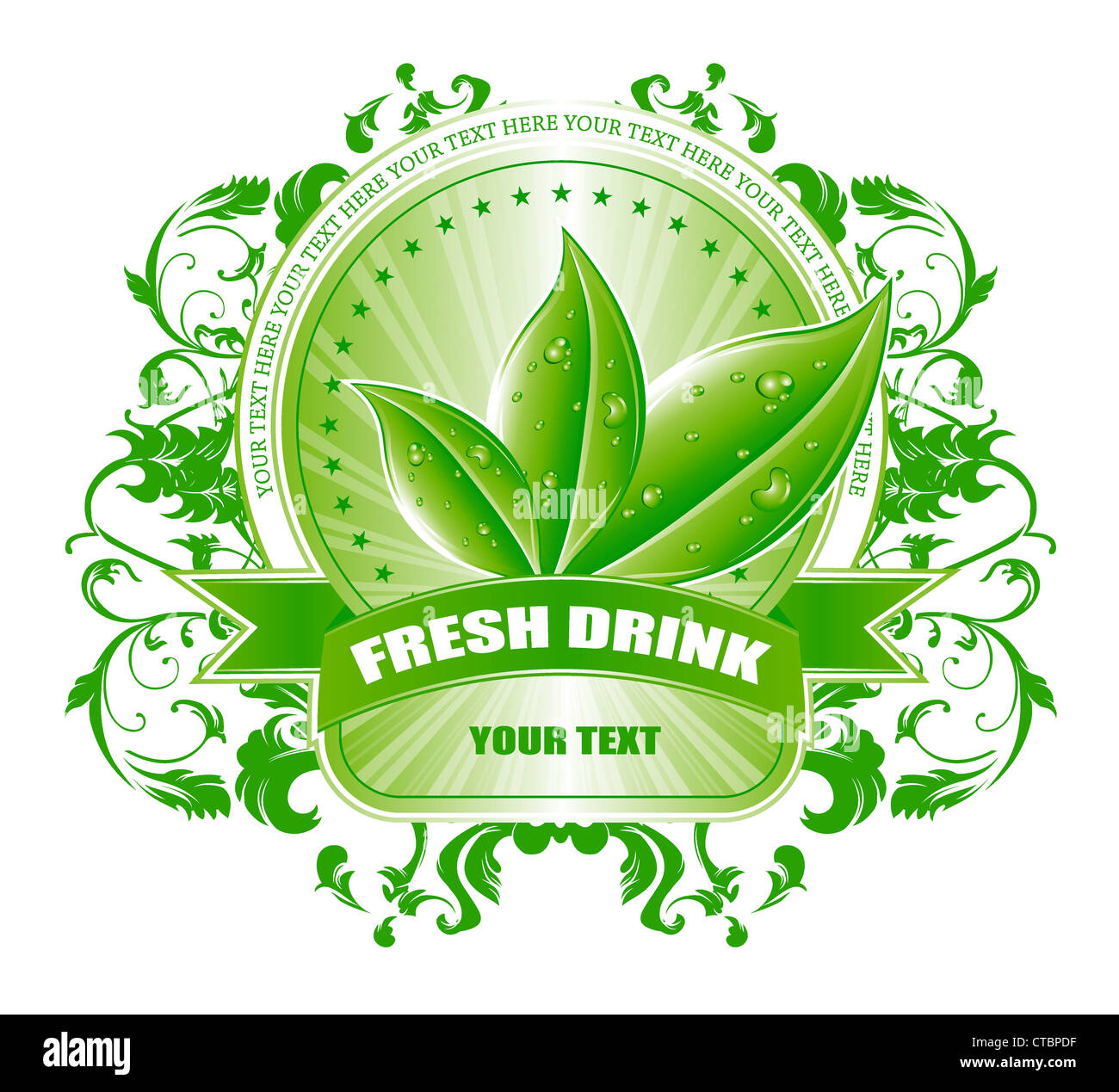 vector environmental label Stock Photo - Alamy