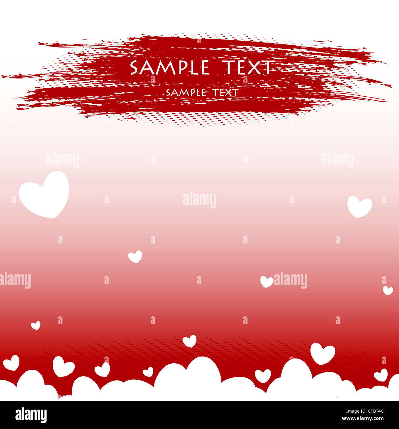 vector valentine background with hearts Stock Photo - Alamy
