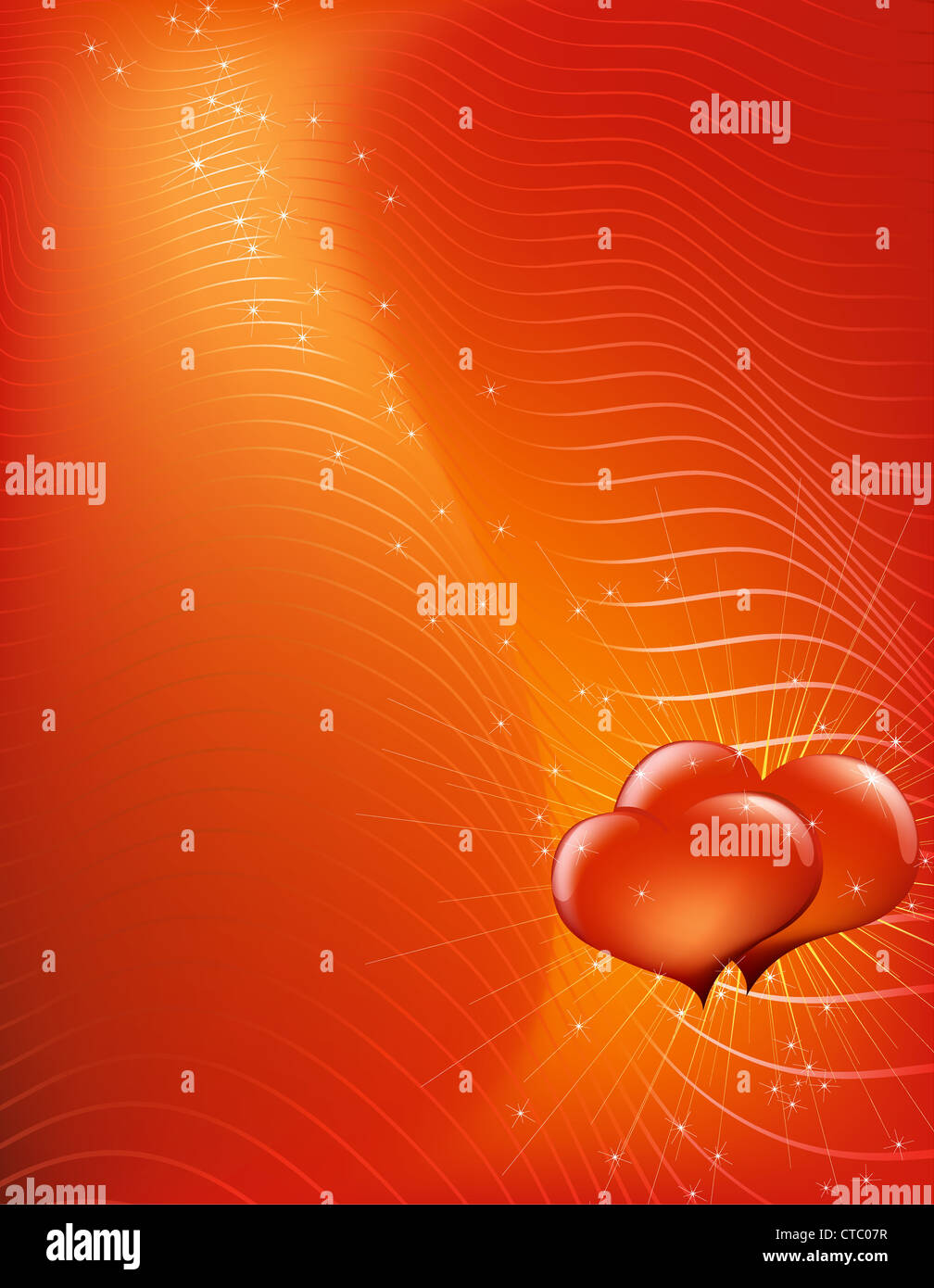 Vector illustration - abstract Valentine's Day background made of