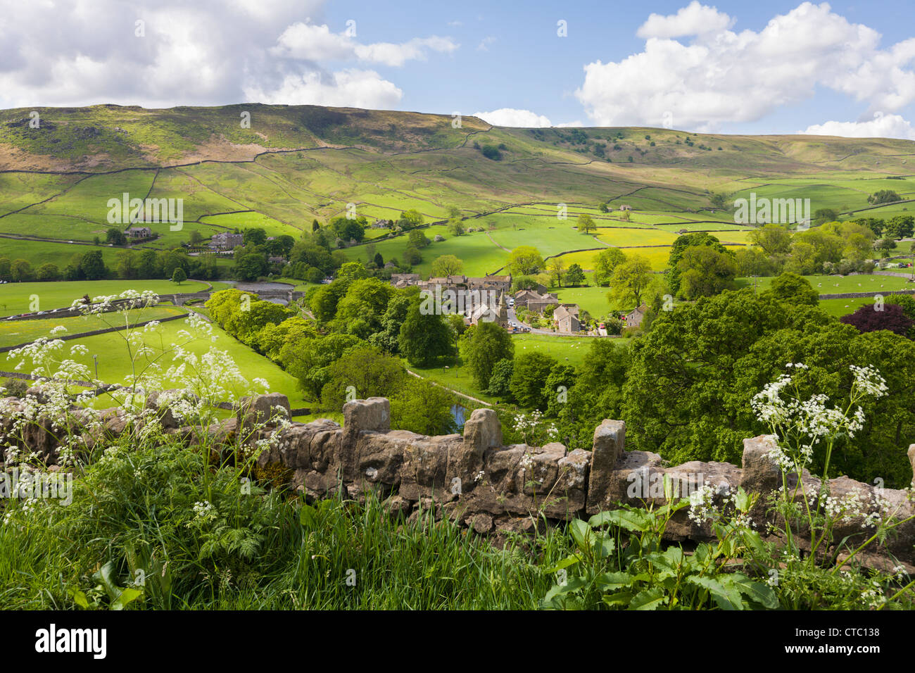 Village of Burnsall, Yorkshire Dales Stock Photo