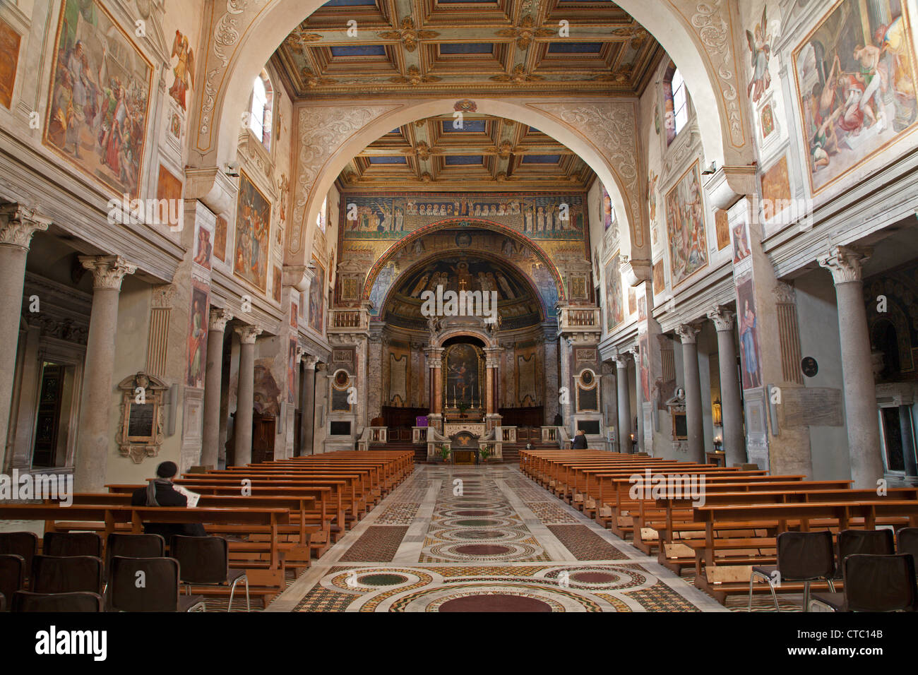 Basilica di santa prassede hi-res stock photography and images - Alamy