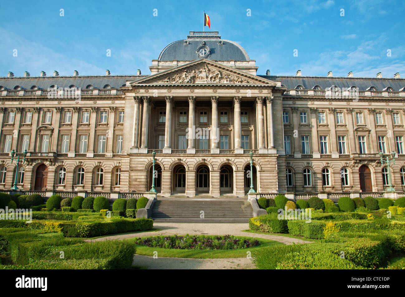 Brussels - The Royal Palace, Belgium. Stock Photo