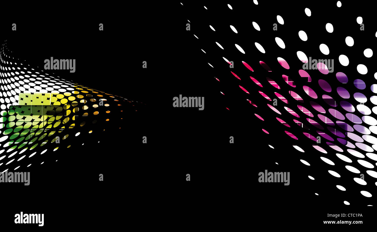 vector abstract background with halftone Stock Photo - Alamy