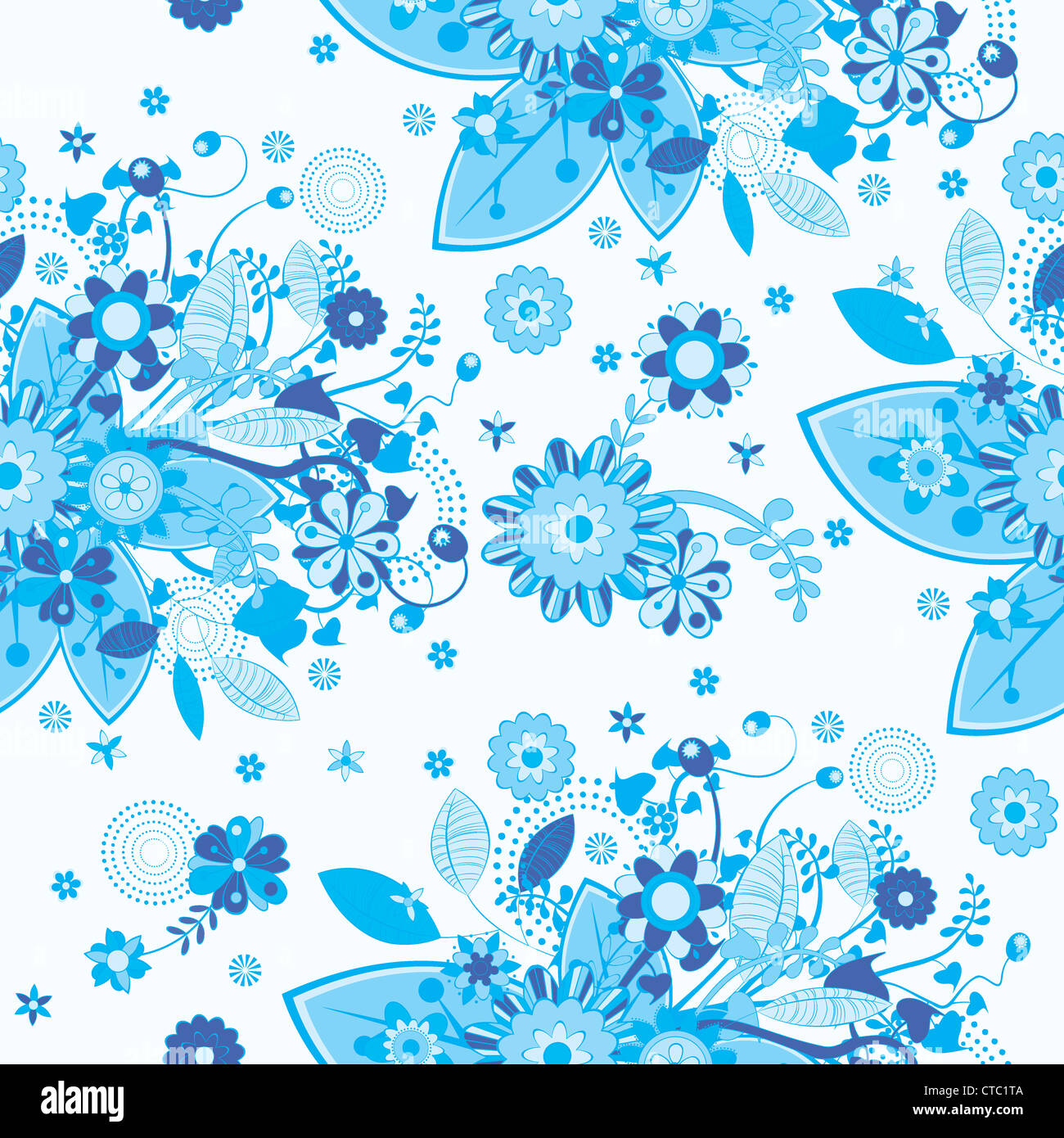 seamless floral background Stock Photo - Alamy