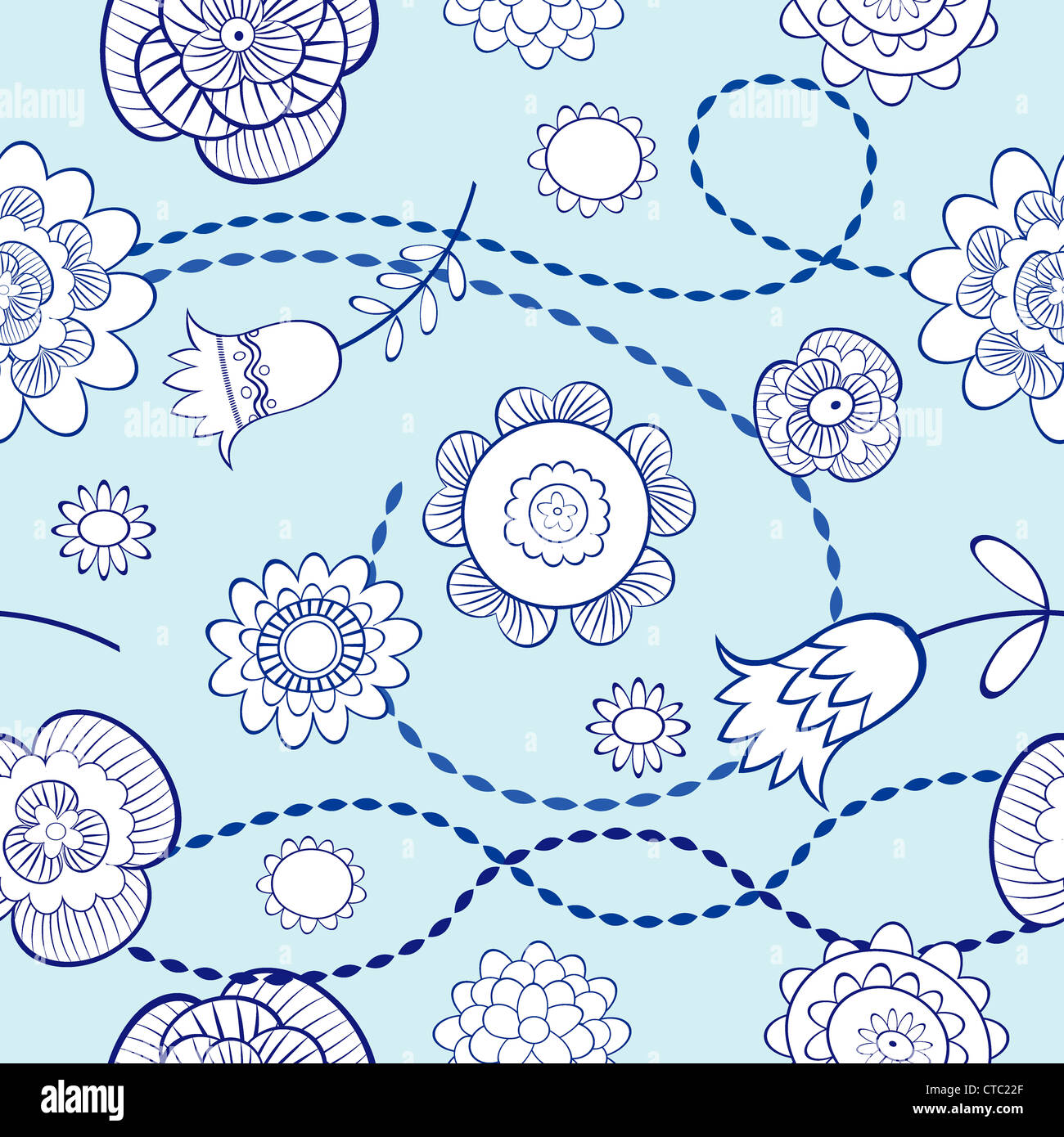seamless floral background Stock Photo - Alamy