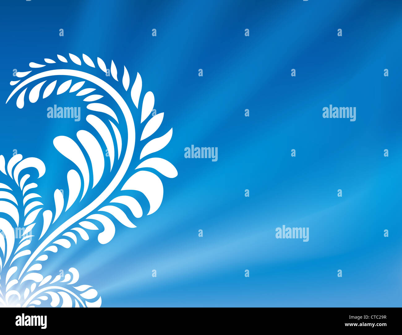 vector abstract background with floral Stock Photo - Alamy