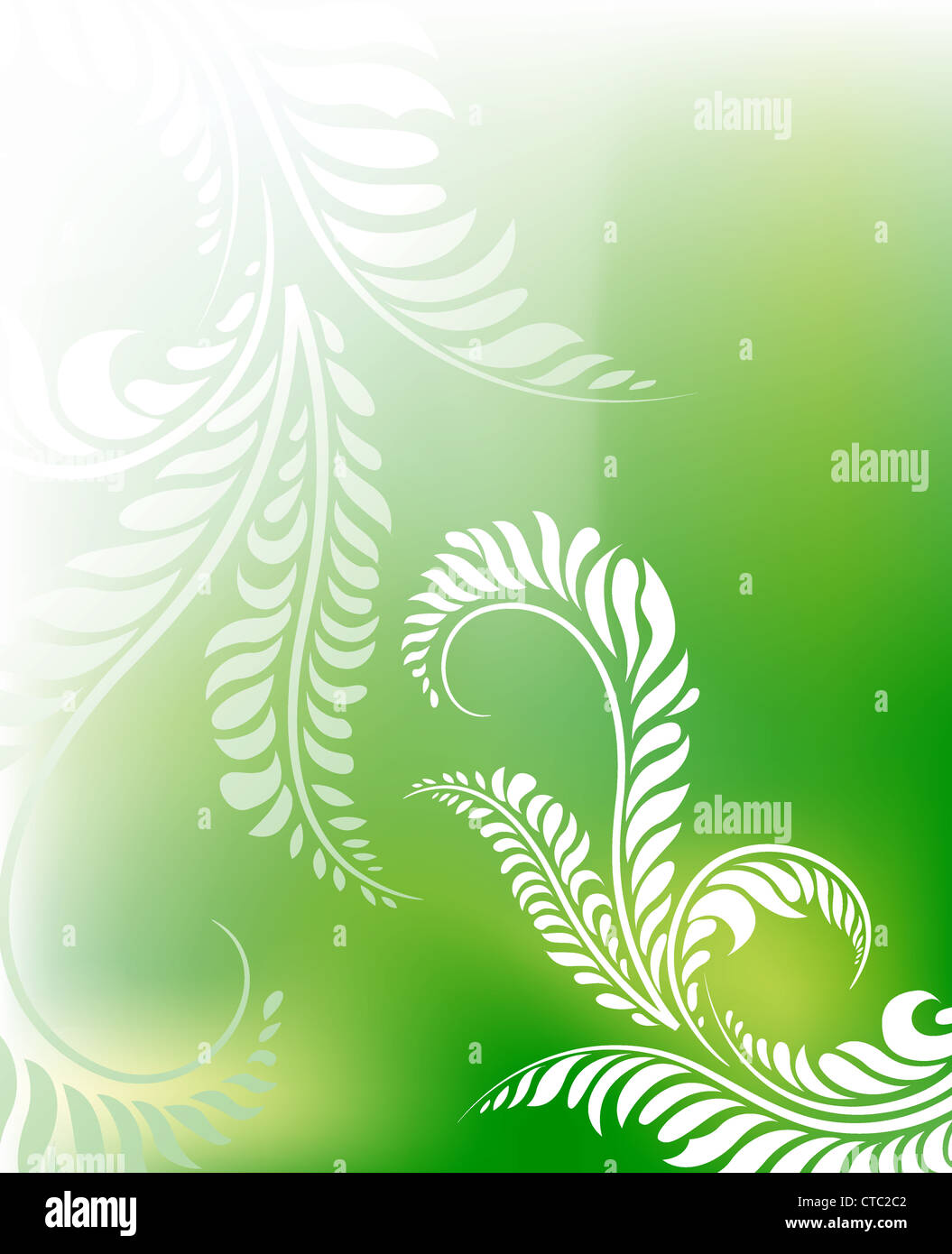vector abstract background with floral Stock Photo - Alamy