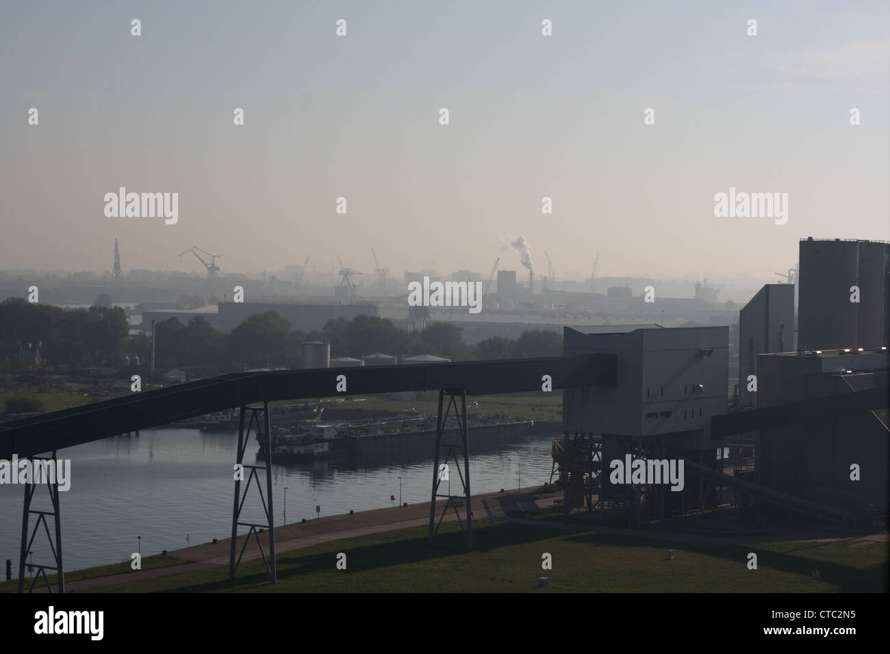 West port of Amsterdam Stock Photo Alamy