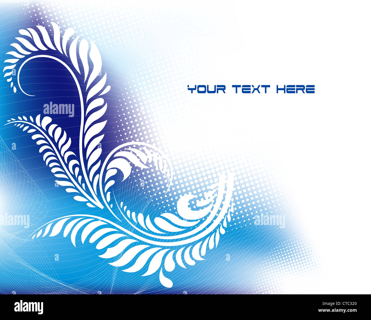 vector abstract background with floral Stock Photo - Alamy