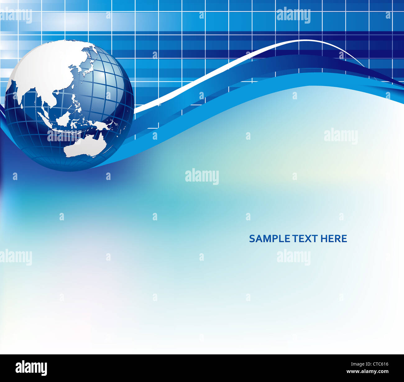 vector abstract background with globe Stock Photo - Alamy