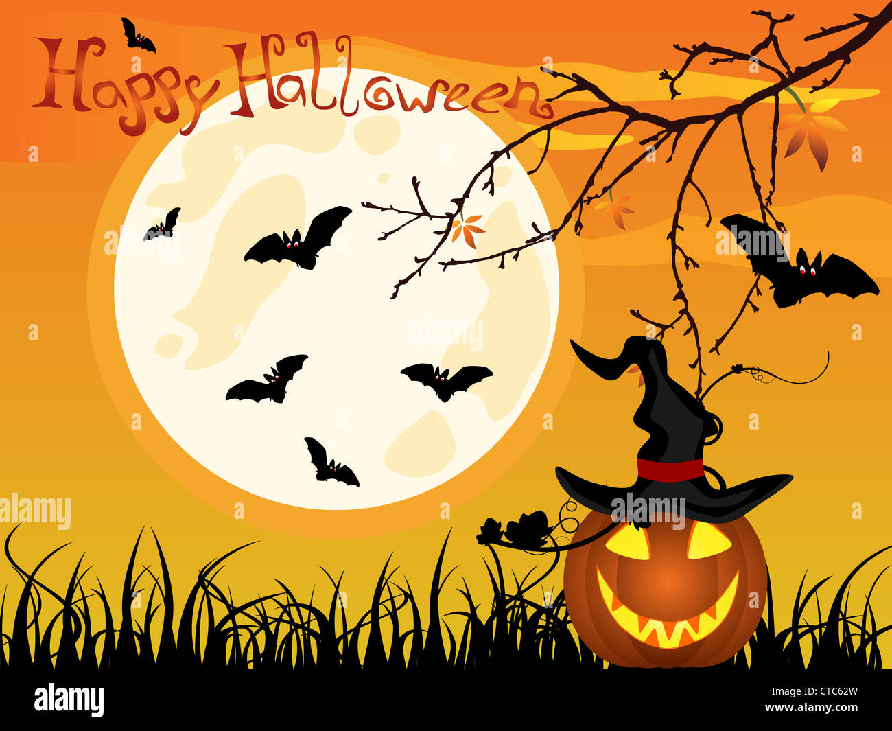 Halloween poster Stock Photo