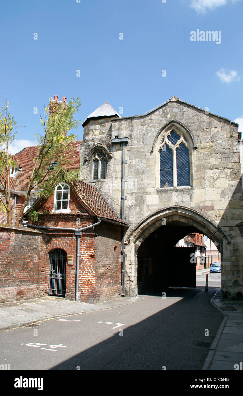 St Anns Gate cathedral close Salisbury Wiltshire England UK Stock Photo
