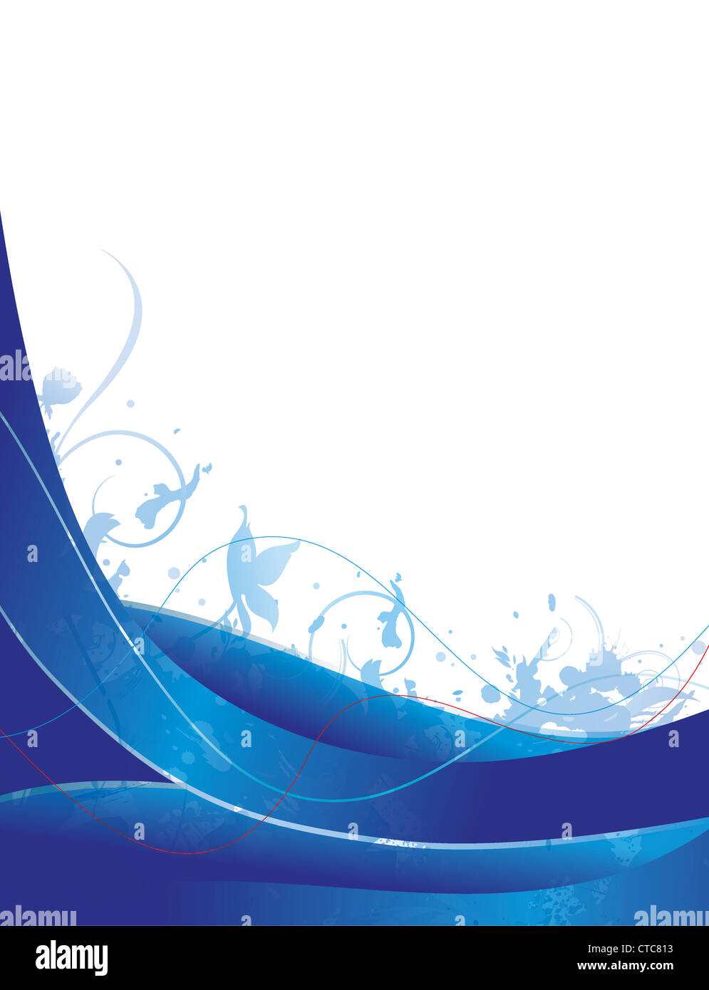 vector abstract background with wave Stock Photo - Alamy
