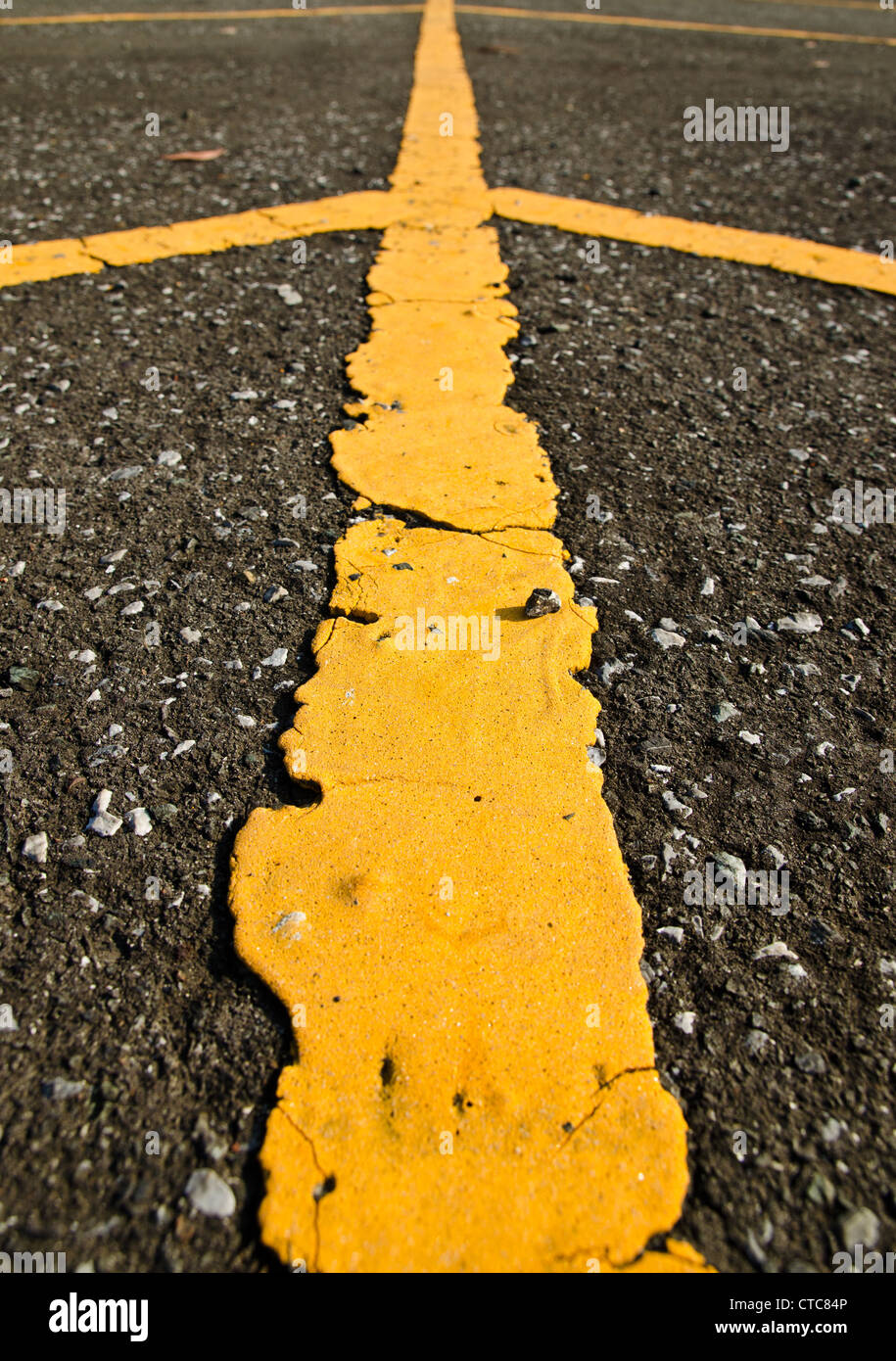 yellow-line-on-the-road-stock-photo-alamy