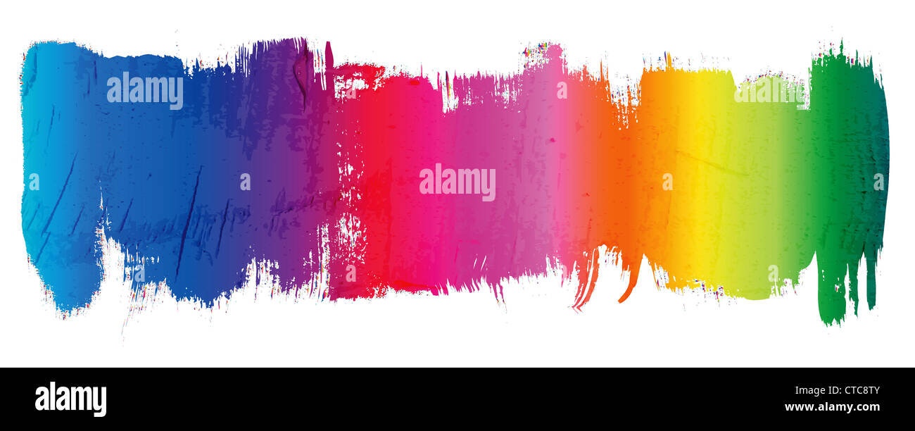 vector colorful grunge illustration Stock Photo - Alamy