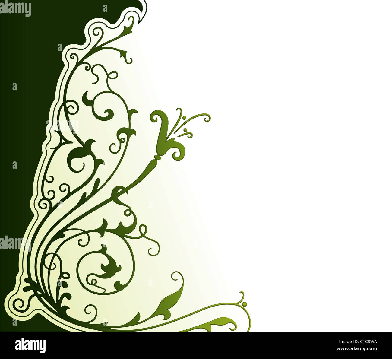 vector abstract background with floral Stock Photo - Alamy