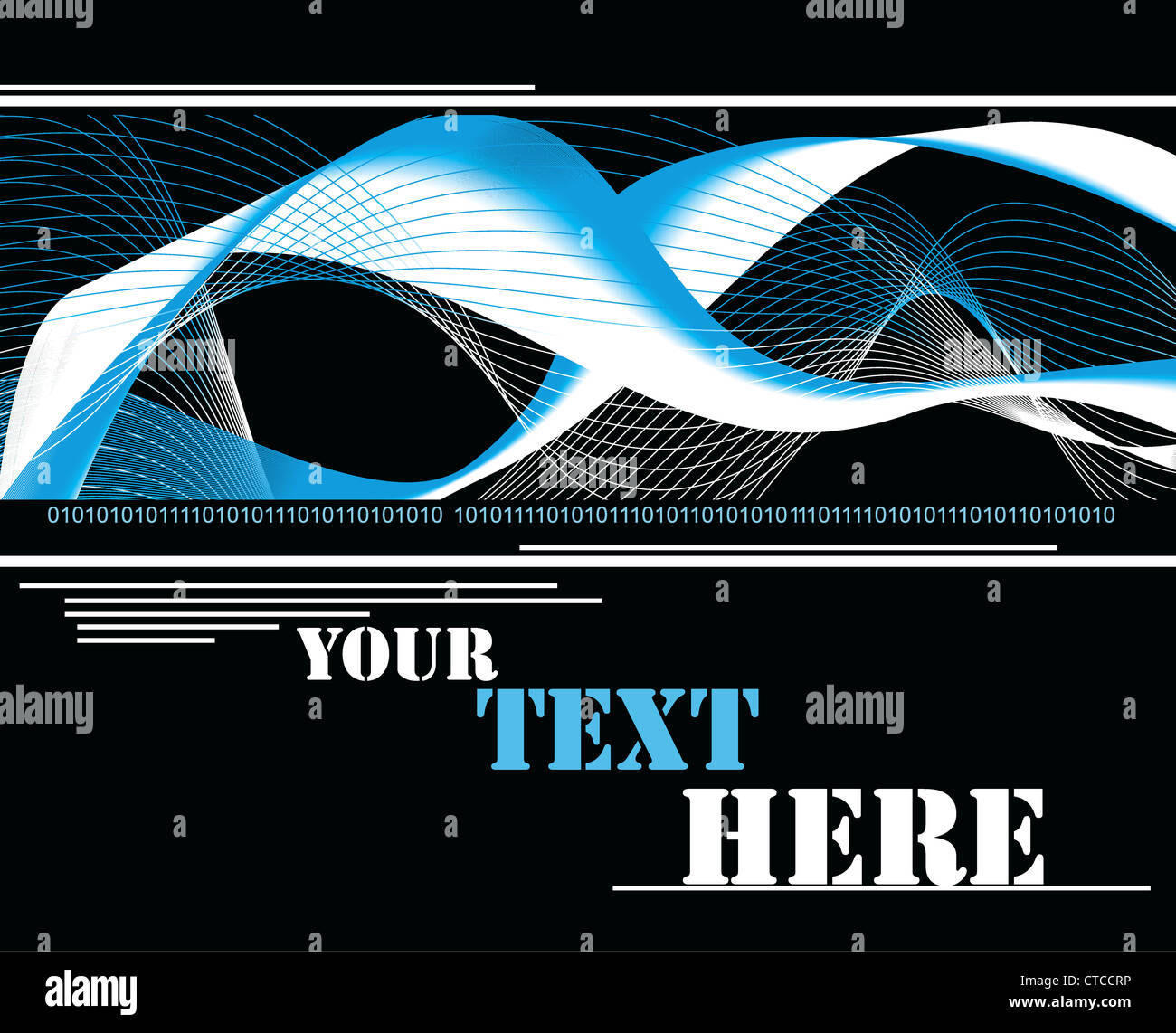 abstract background with wave vector illustration Stock Photo - Alamy