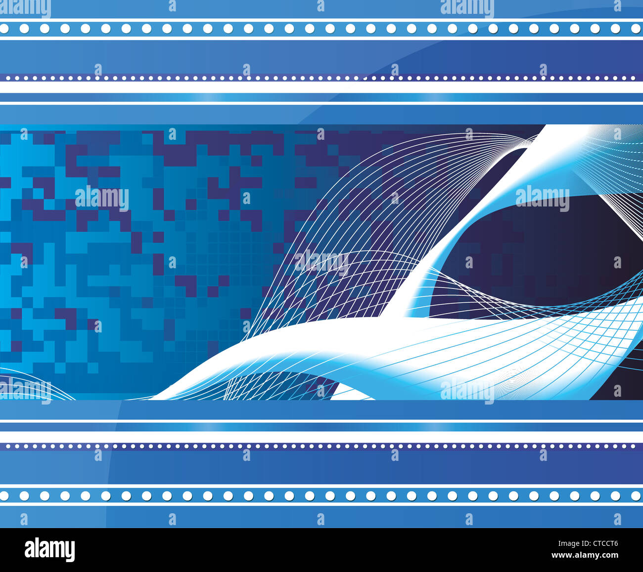 abstract background with wave vector illustration Stock Photo - Alamy