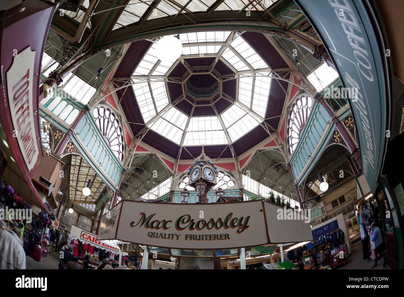 Halifax Borough Market, opened 1896 Stock Photo Alamy