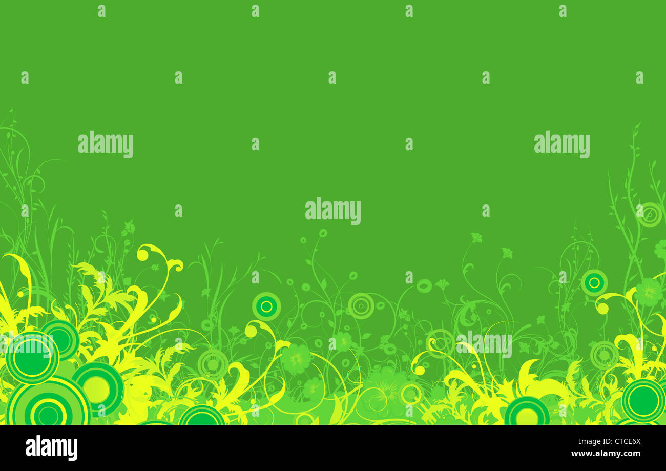 abstract floral background vector illustration Stock Photo - Alamy