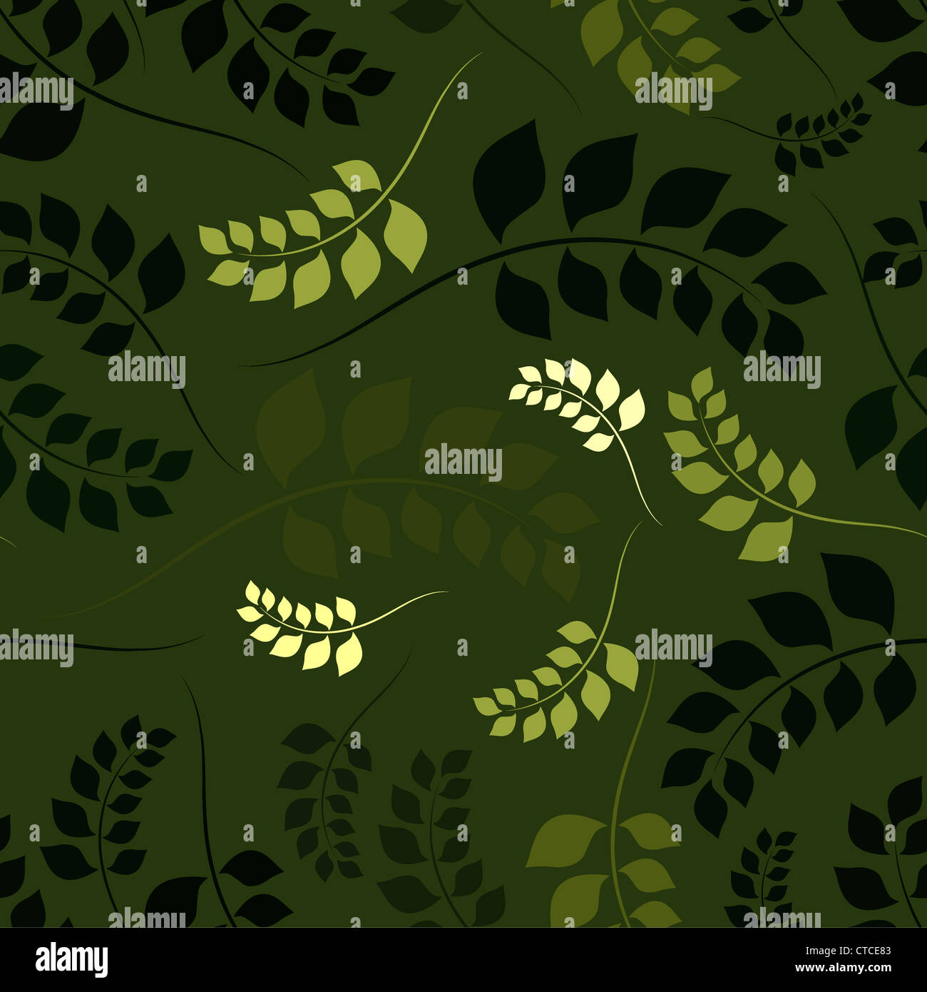 abstract seamless floral background vector illustration Stock Photo - Alamy