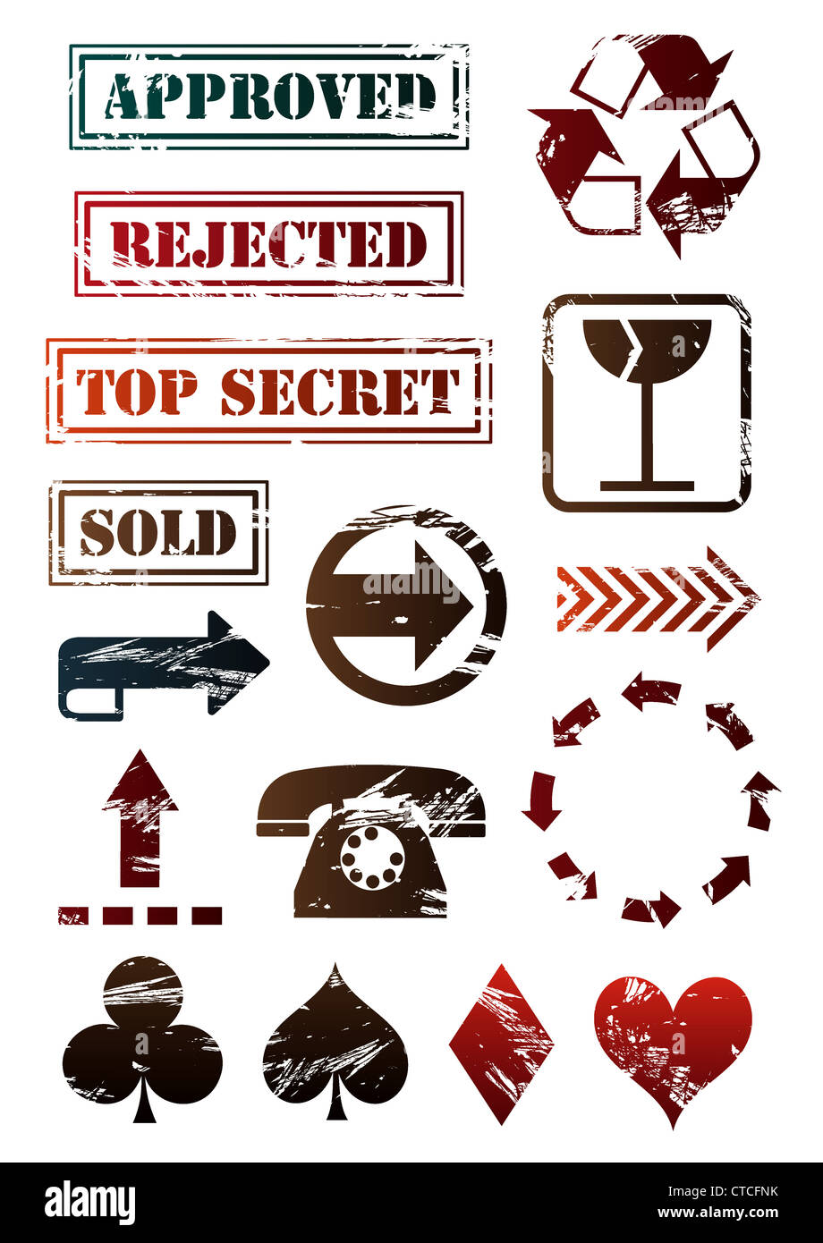 Signs and arrow pointers Stock Photo - Alamy