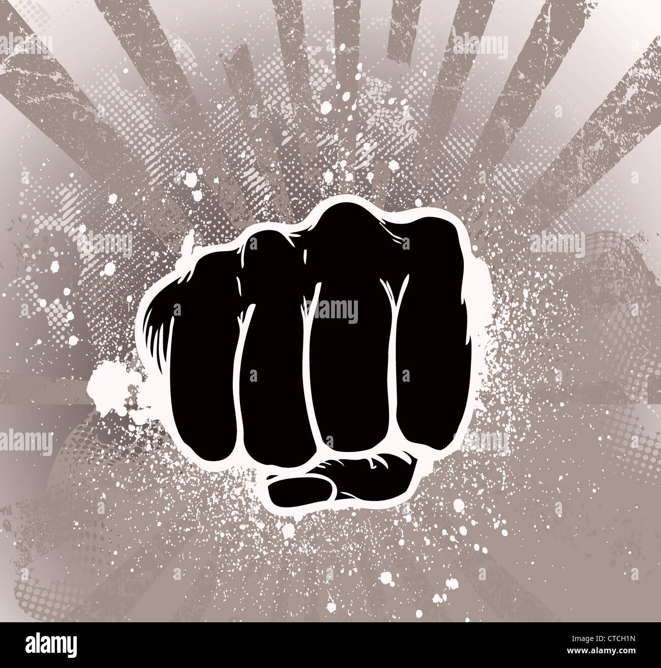 urban background with punch vector illustration Stock Photo Alamy