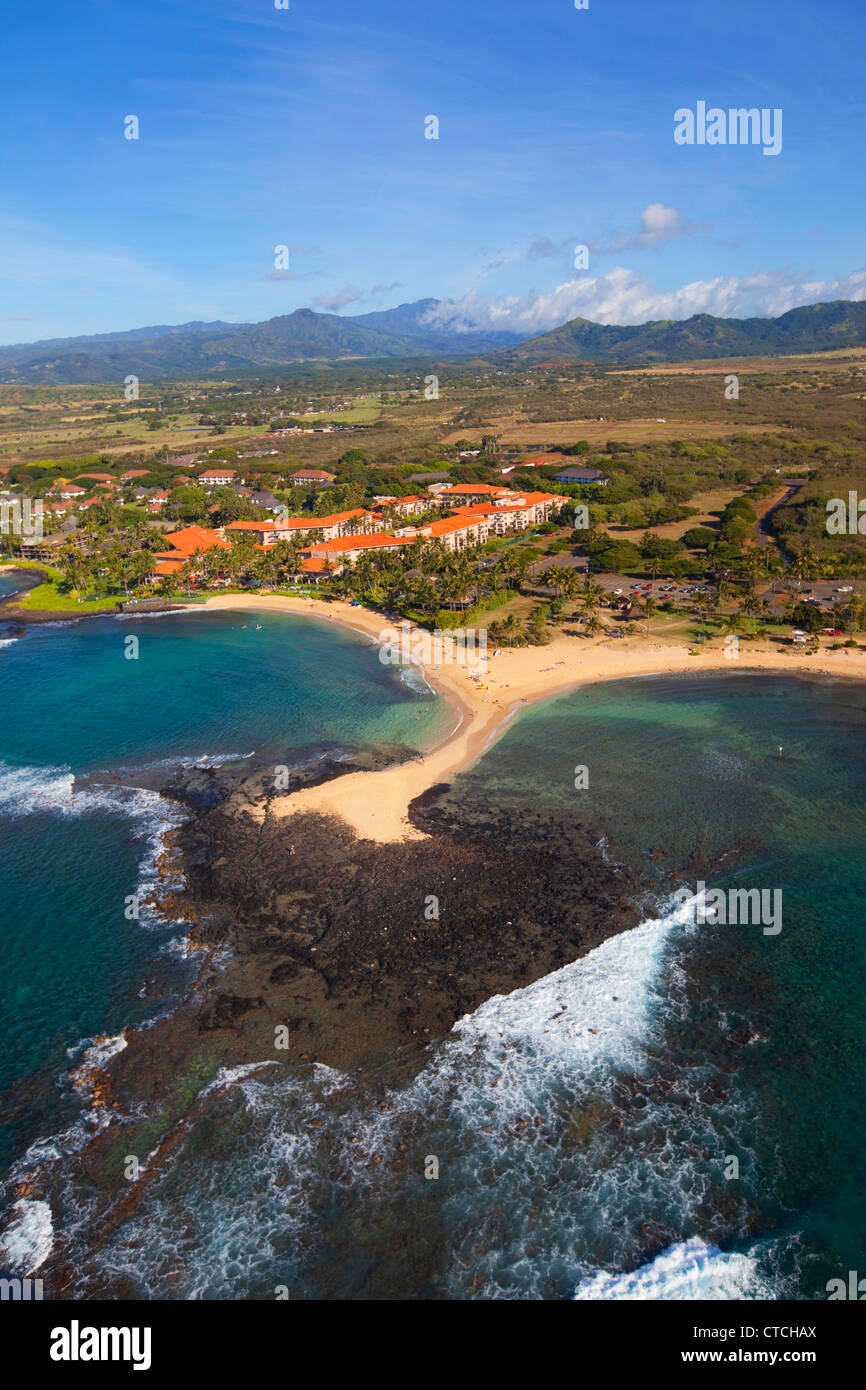 Poipu Beach Park, Kauai, Hawaii Stock Photo