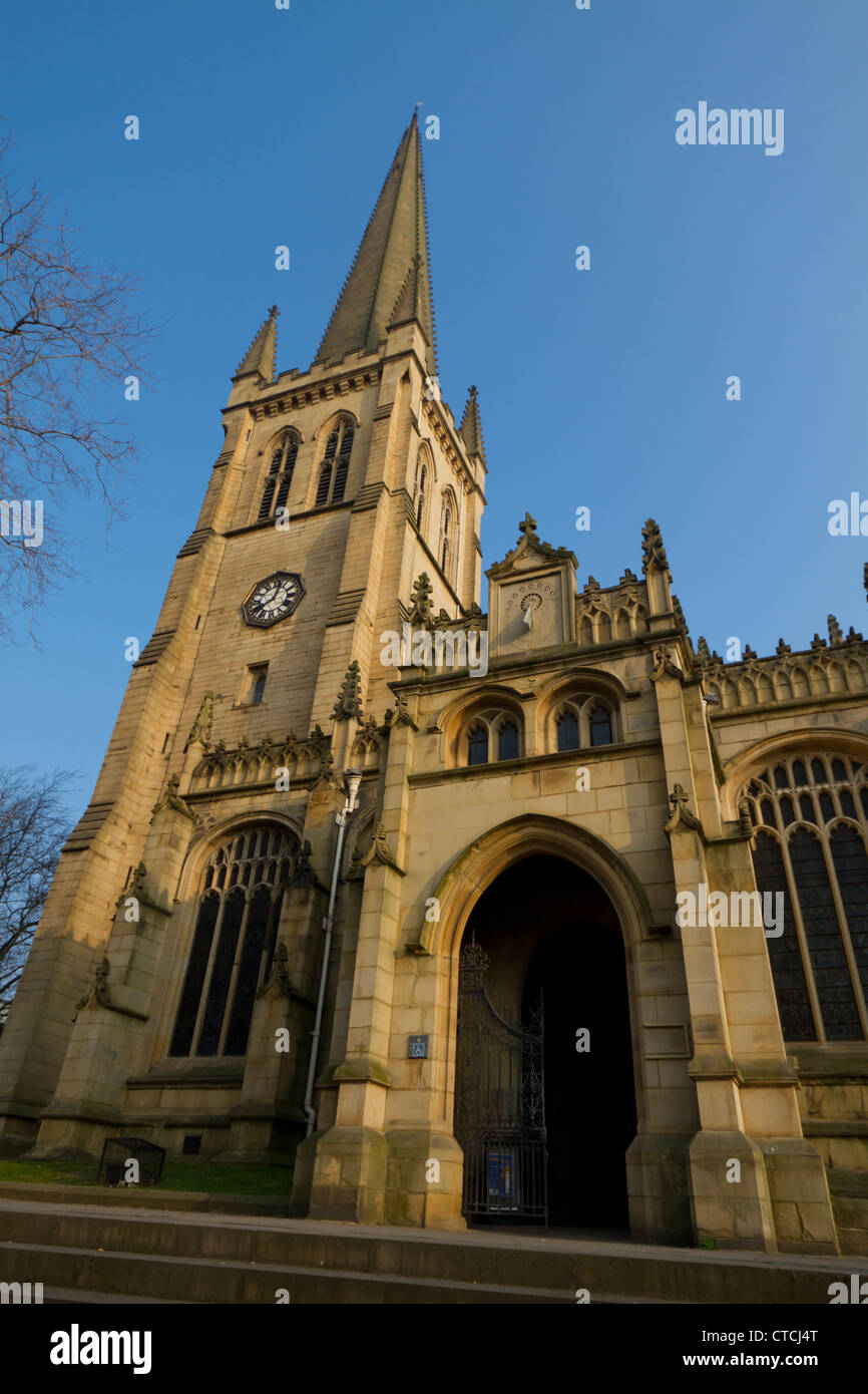 Cathedral church of all saints in wakefield hires stock photography