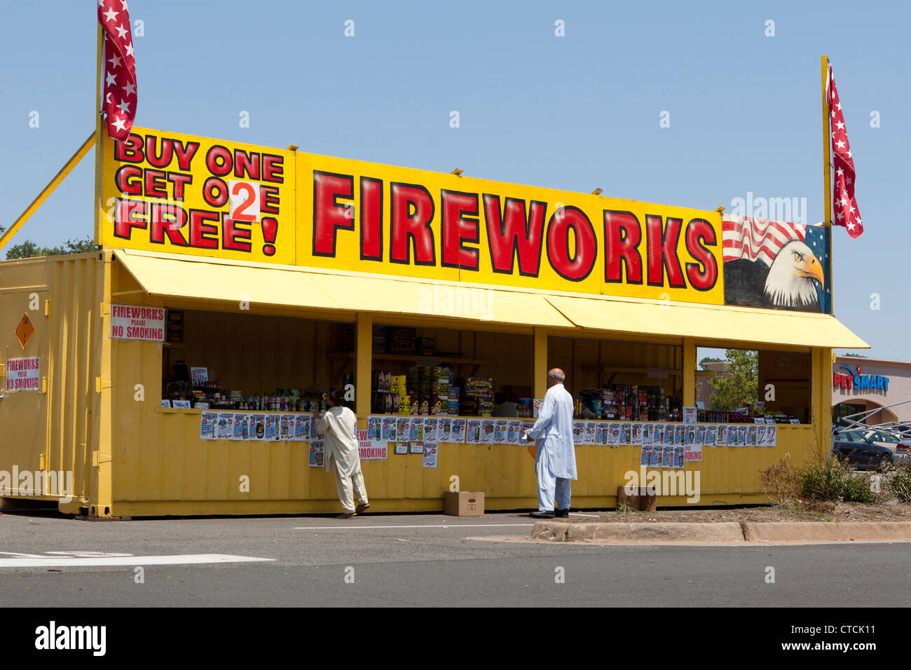 Fireworks stand Arlington, Virgina USA Stock Photo Alamy