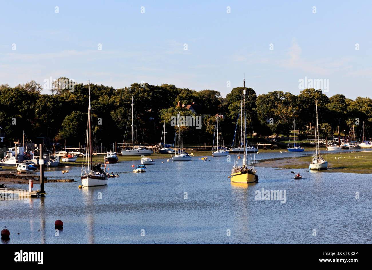 4174. Wootton Creek, Isle of Wight, UK Stock Photo Alamy