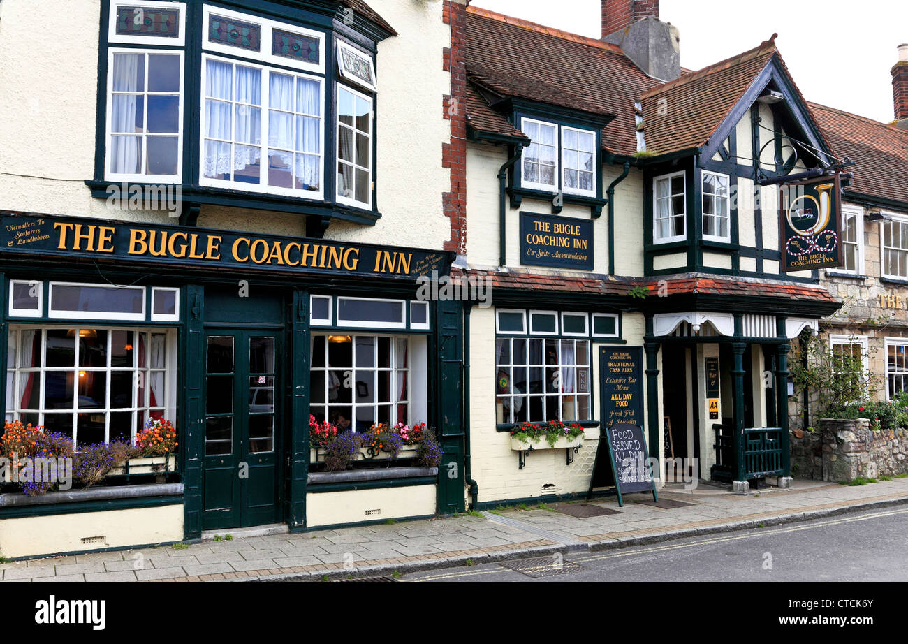 The bugle coaching inn at yarmouth isle of wight hires stock