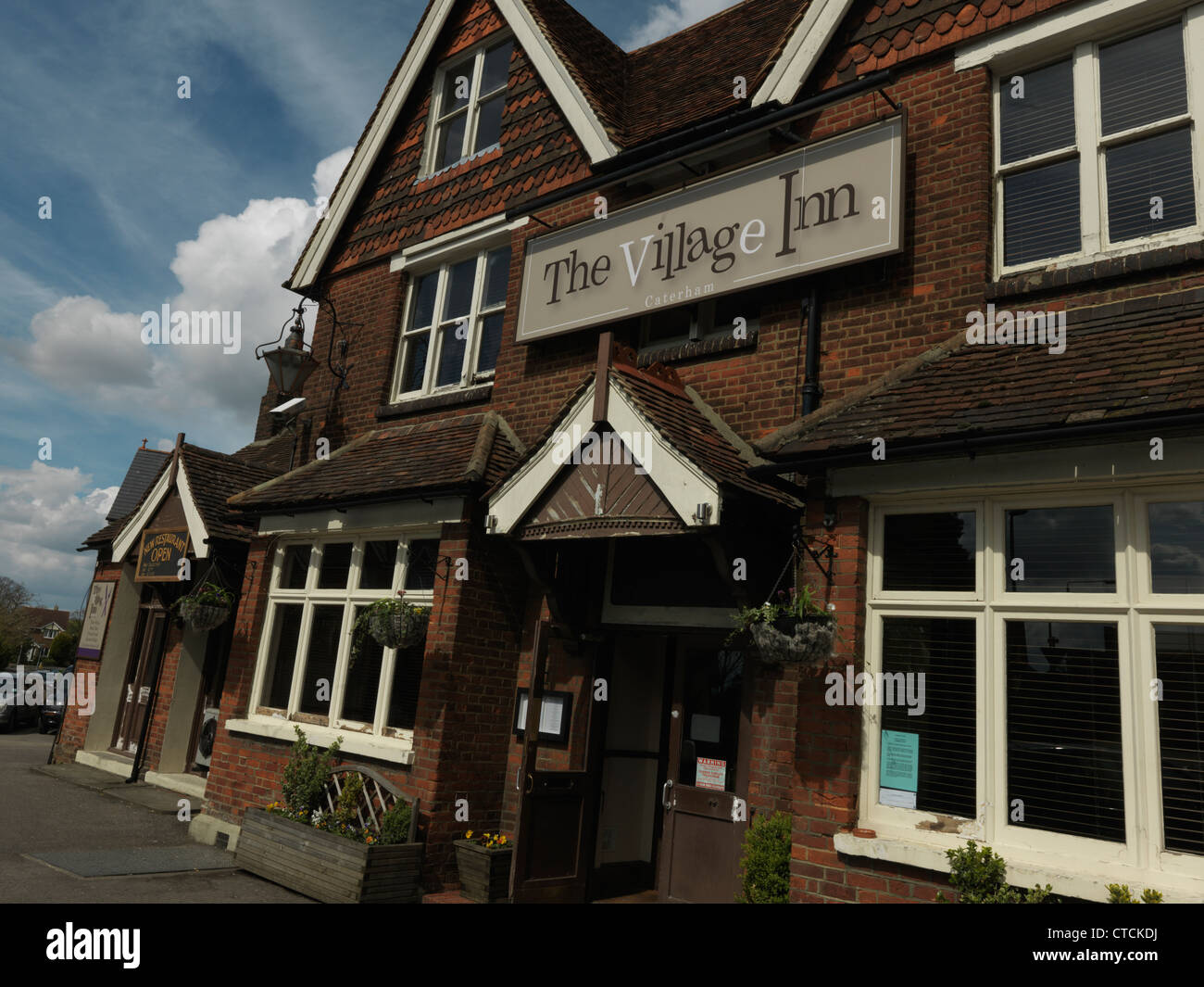 The Village Inn Pub Caterham On The Hill Surrey England Stock Photo Alamy