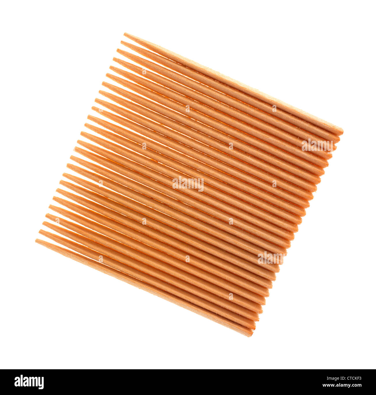 Plaque removing wood toothpicks Stock Photo Alamy