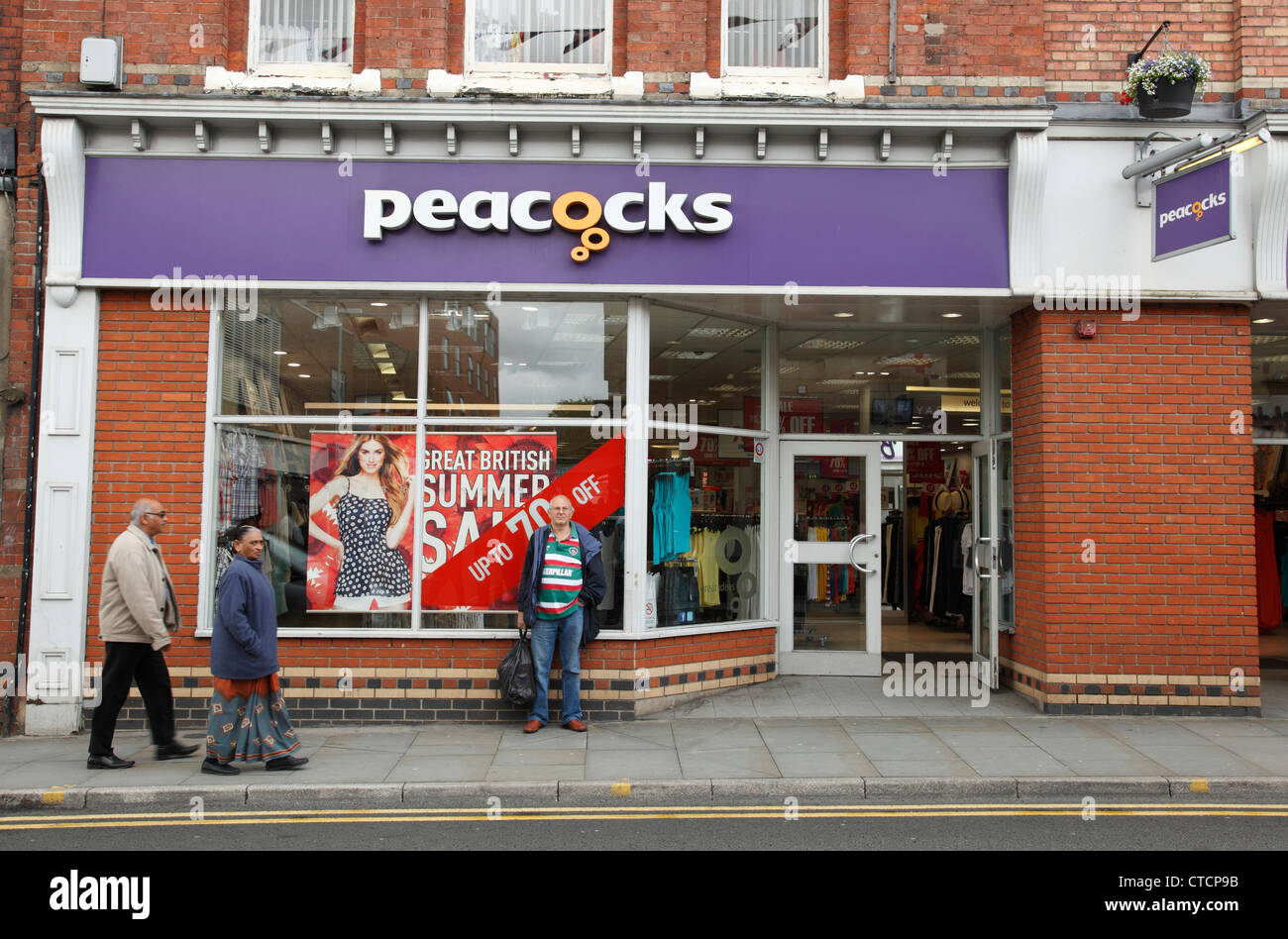 A Peacocks store in Melton Mowbray, England, U.K. Stock Photo