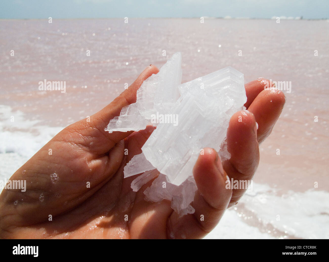 salt cristal Stock Photo