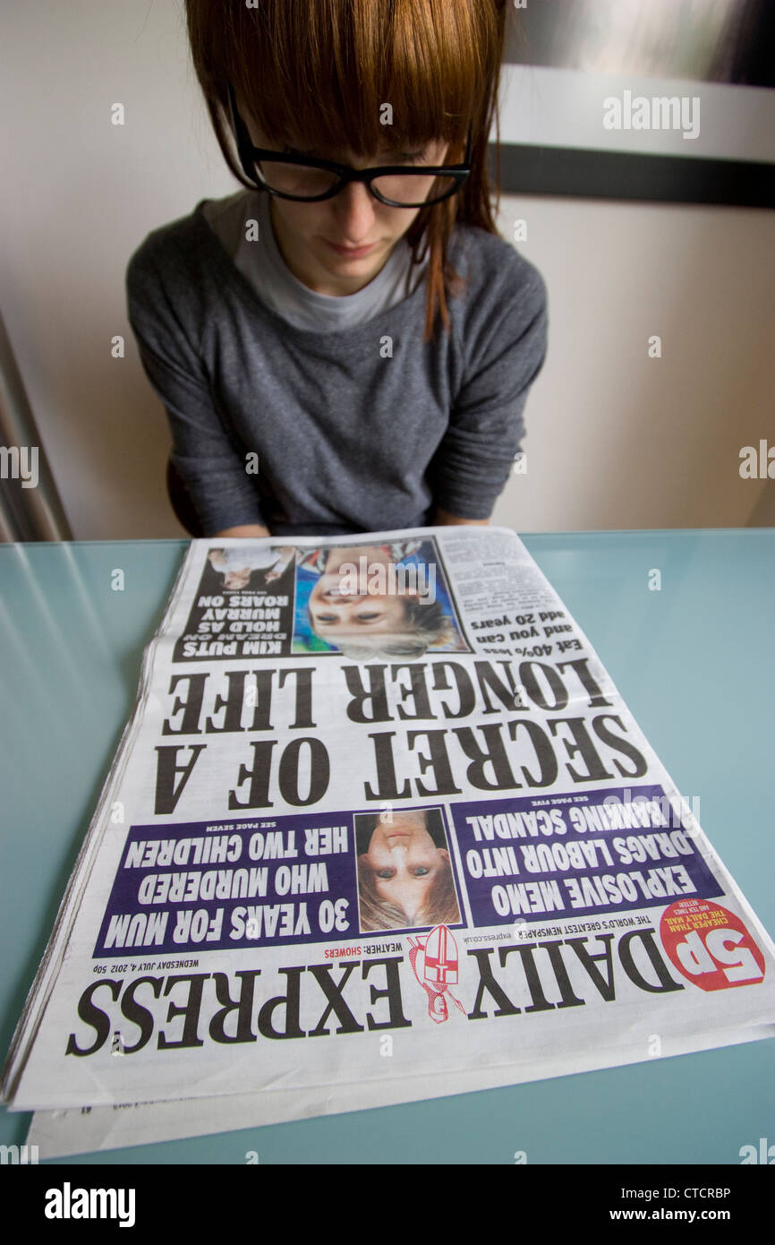 UK Newspaper Daily Express Stock Photo Alamy