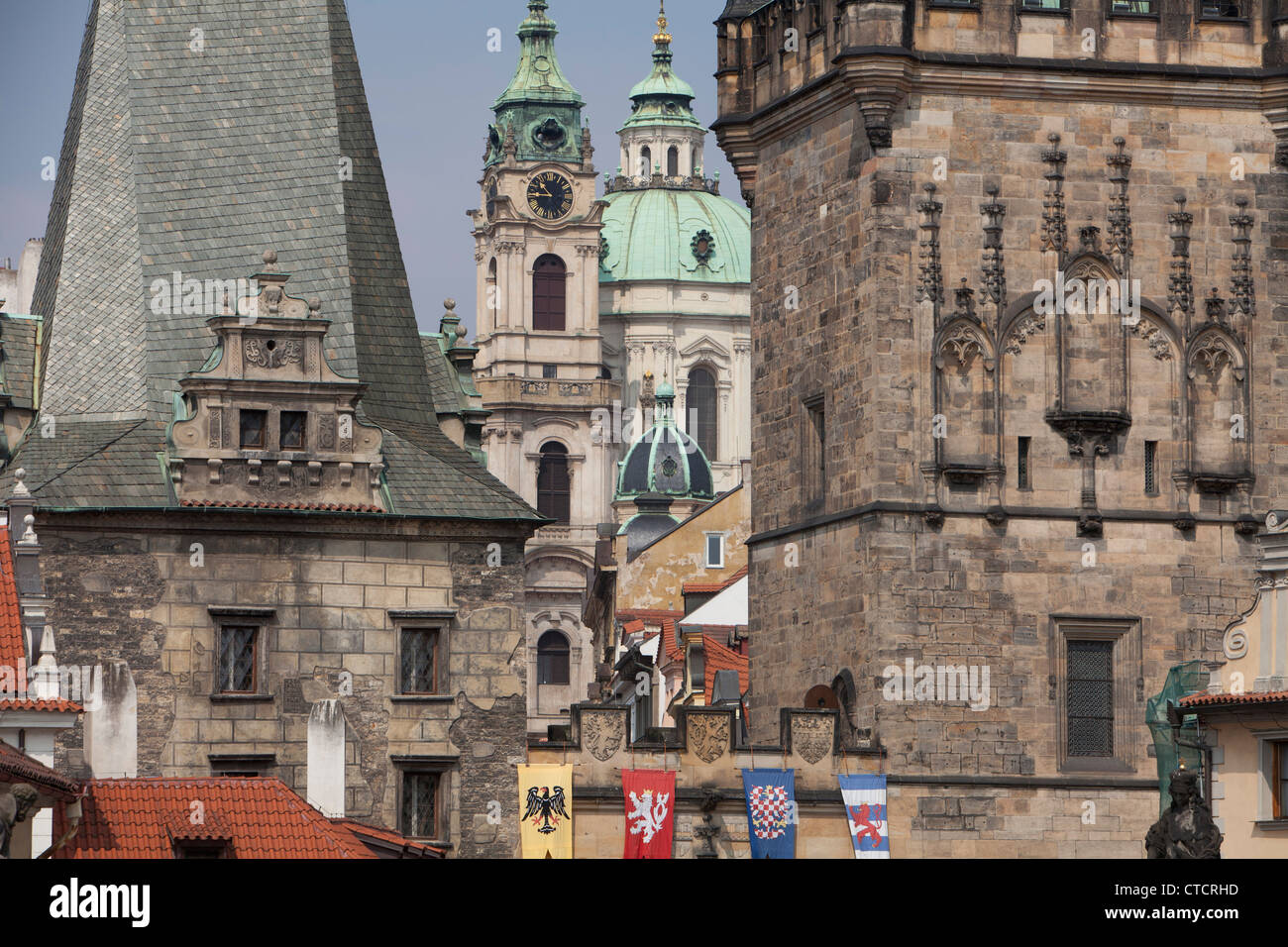 buildings in the city of Prague Stock Photo - Alamy