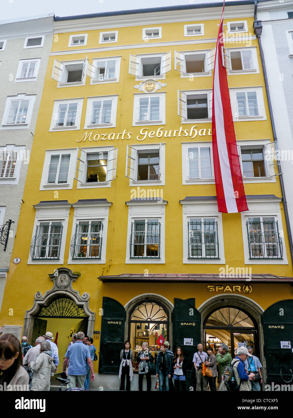 Birthplace of Wolfgang Mozart Amadeus in Salzburg, Geburtshause