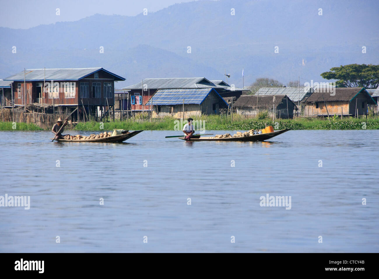 Goods canoe boat hi-res stock photography and images - Alamy
