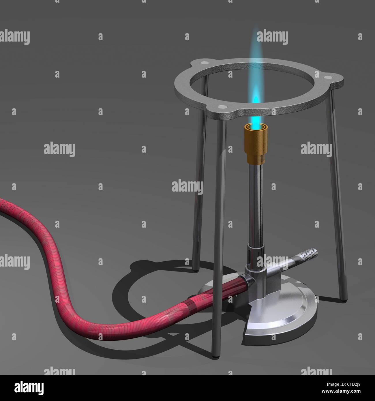 Bunsen Burner Flame Experiment Stock Photos & Bunsen Burner Flame