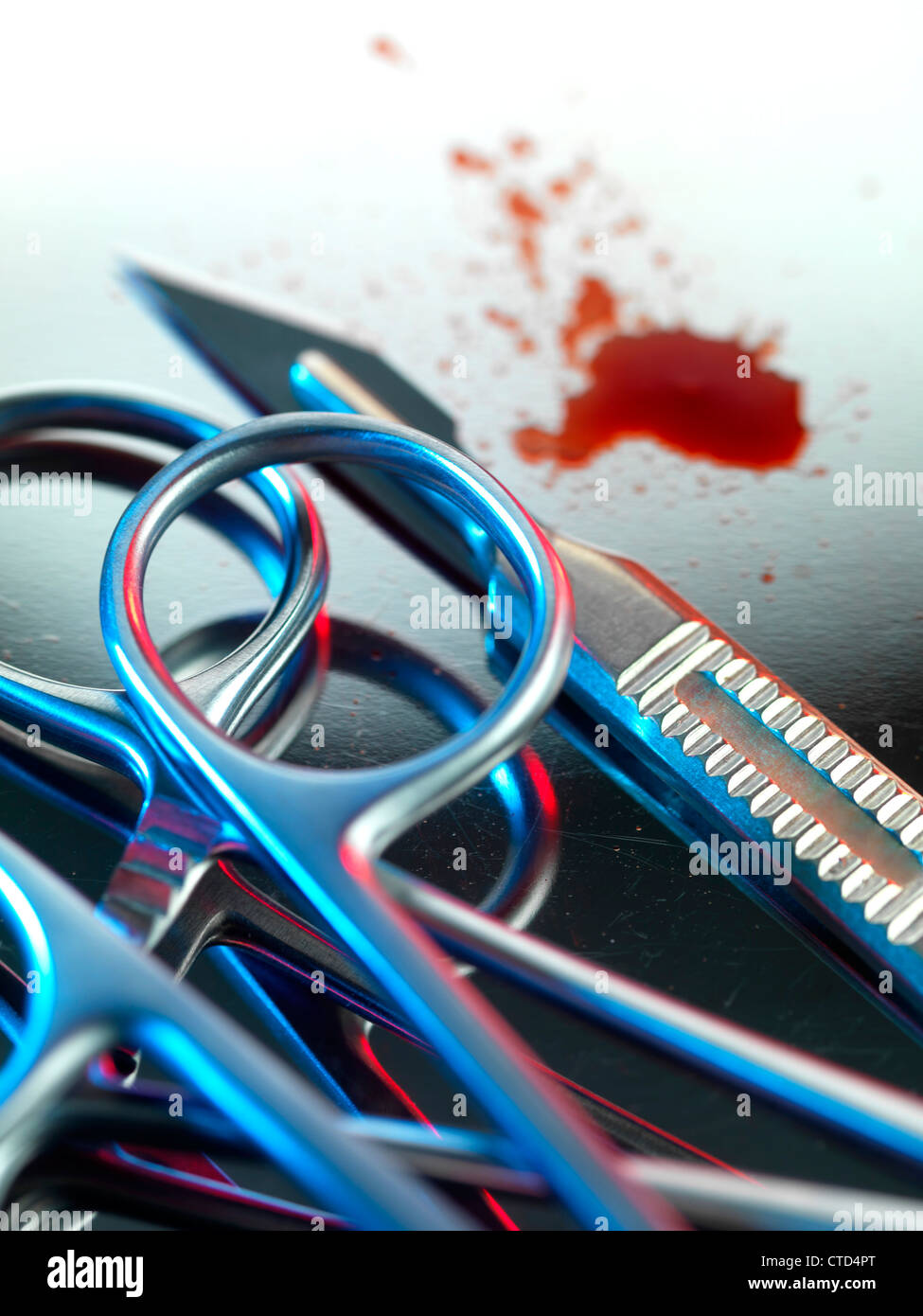 Surgical Instruments Blood High Resolution Stock Photography and Images