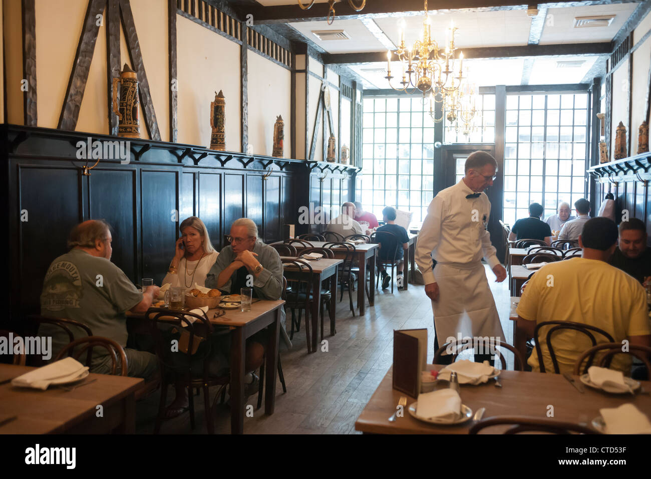 Peter Luger Steak House in Williamsburg, Brooklyn in New York Stock