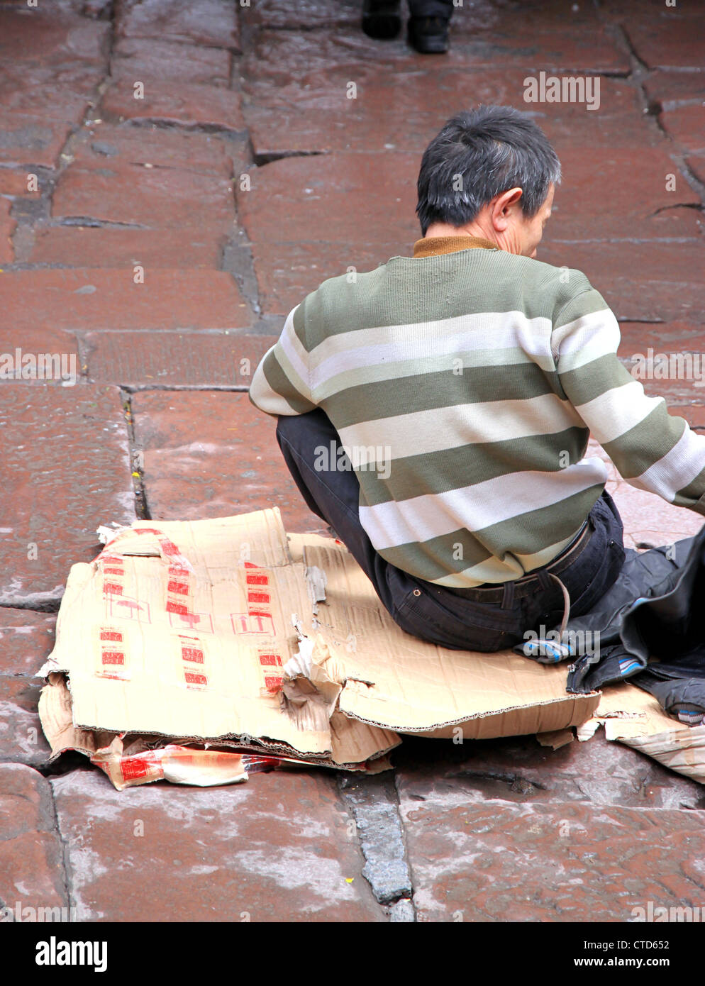 Chinese street homeless hires stock photography and images Alamy