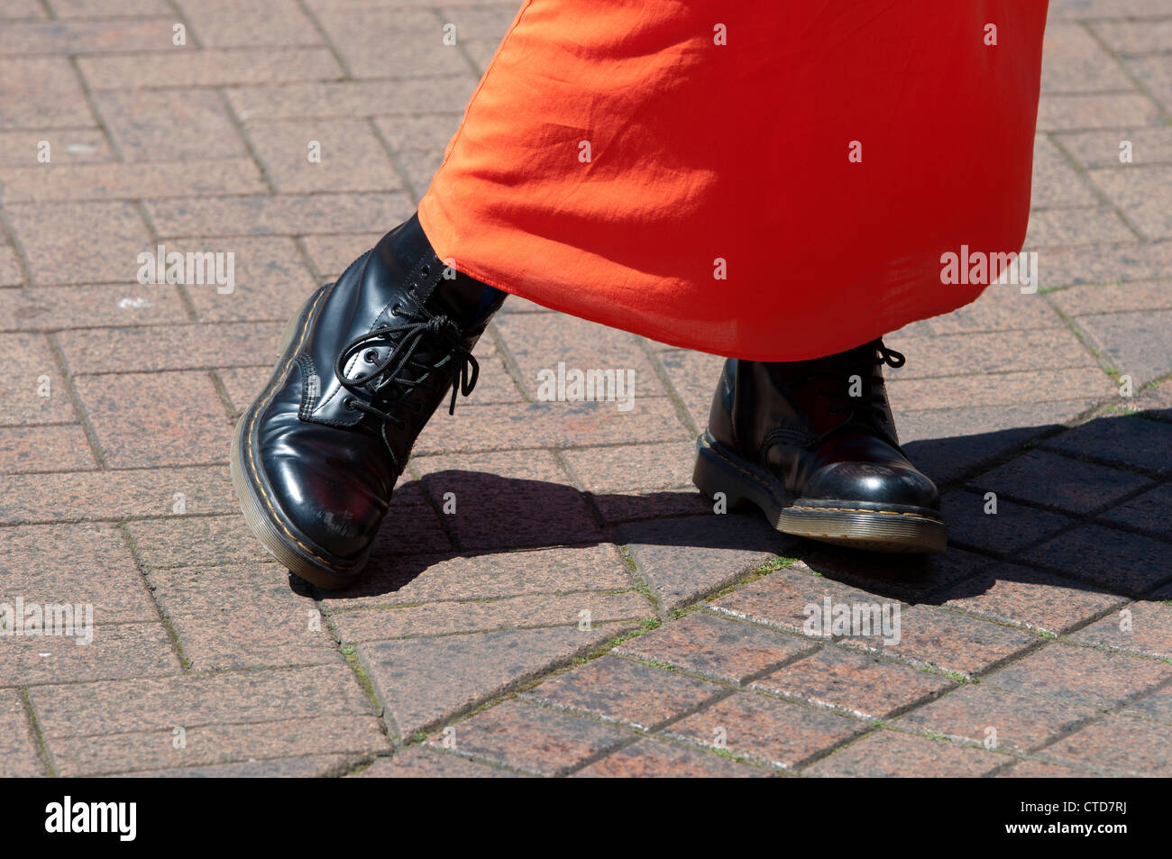 Black dr martens hi-res stock photography and images - Alamy